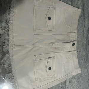 Aerie White Utility Mini Skirt – XS